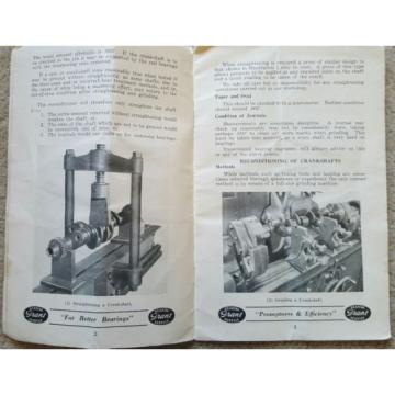 SERVICING CAR &amp; TRACTOR BEARINGS MANUAL 1946 Grant Bearing Melbourne Victoria