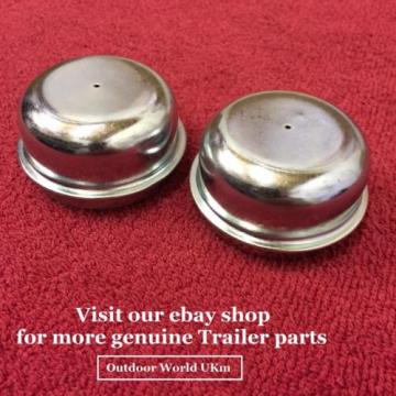 Trailer Hub Caps 2 Bearings Metal Wheel Car Camping Motorbike Boat Builders Box