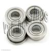 4 Slot Car 1/8&#034;Axle Flanged Ceramic Bearing Slotcar