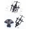 Black Steel Bearing Puller Tool Set 3 Jaws Gear Puller for Motorcycle Car Truck