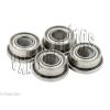 4 Flange Bearing SLOT CAR 1/8&#034;x 1/4&#034; Ceramic Bearings #1 small image