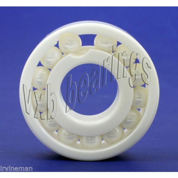 6202 Full Complement Ceramic Ball Bearings 15mm x 35mm/11mm ZrO2 White Zirconia #1 image