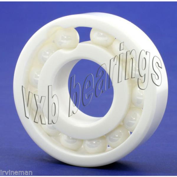 6202 Full Complement Ceramic Ball Bearings 15mm x 35mm/11mm ZrO2 White Zirconia #2 image