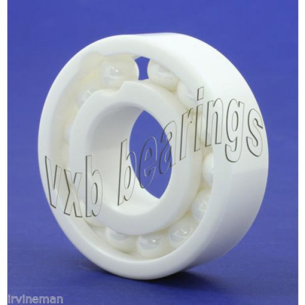 6202 Full Complement Ceramic Ball Bearings 15mm x 35mm/11mm ZrO2 White Zirconia #3 image