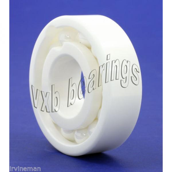 6202 Full Complement Ceramic Ball Bearings 15mm x 35mm/11mm ZrO2 White Zirconia #4 image