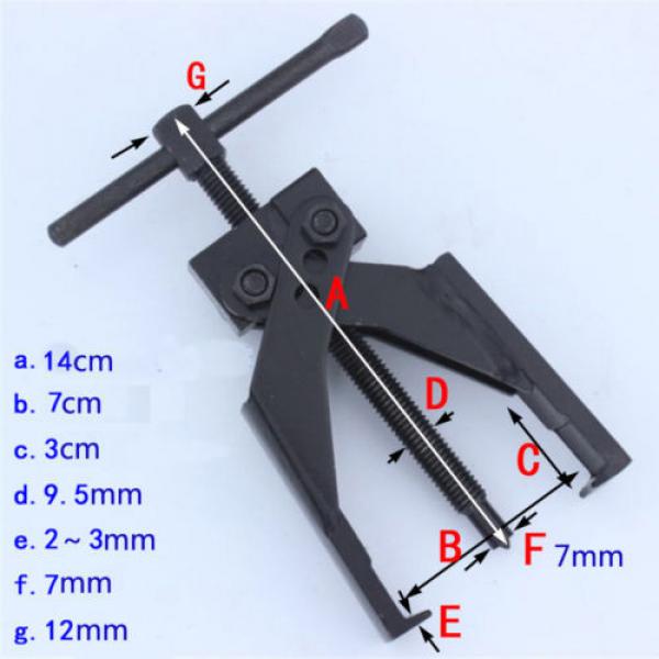 2 Jaws Cross-Legged Vanadium chromium steel Gear Bearing Puller Extractor Tool #5 image