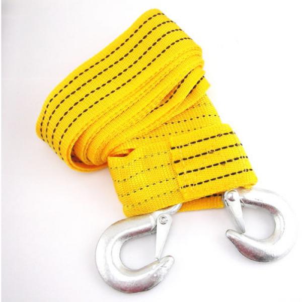 Durable Heavy Duty Car Tow Pulling Strap Nylon Rope Bearing 3 Ton For Mitsubishi #5 image