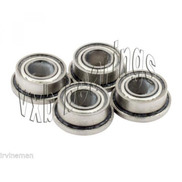 Slot Car 3x6 mm Axle Flanged Bearing Slotcar 4 Bearings #1 image