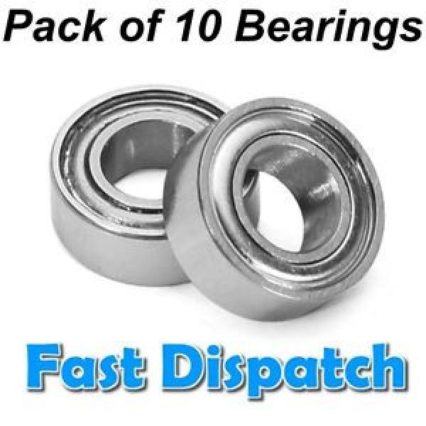 10 x 1150 Steel Ball Race Bearings for RC Car Truck Buggy - Fits Tamiya Wheels #5 image