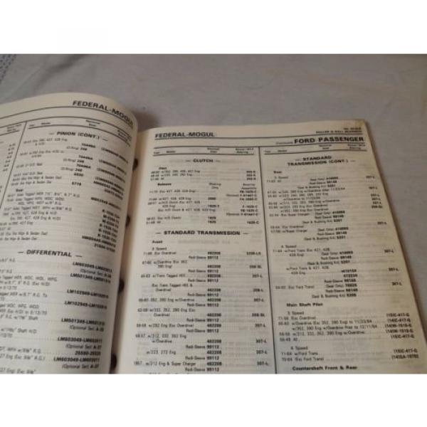 1985 FEDERAL MOGAL Bower/Bca Catalog Car, Truck,Boat,Atv,Etc 326 Pages Bearings #5 image